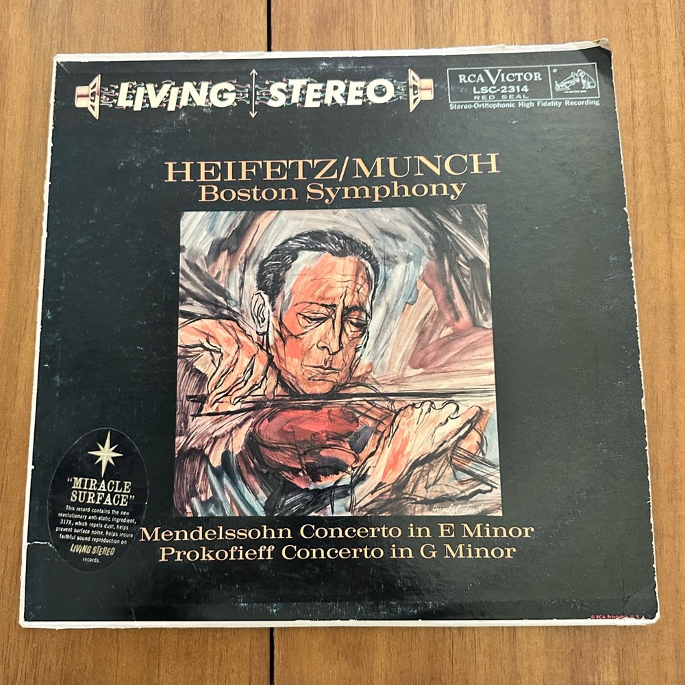 Mendelssohn: Concerto in E Minor / Prokofiev: Concerto in G Minor / Heifetz